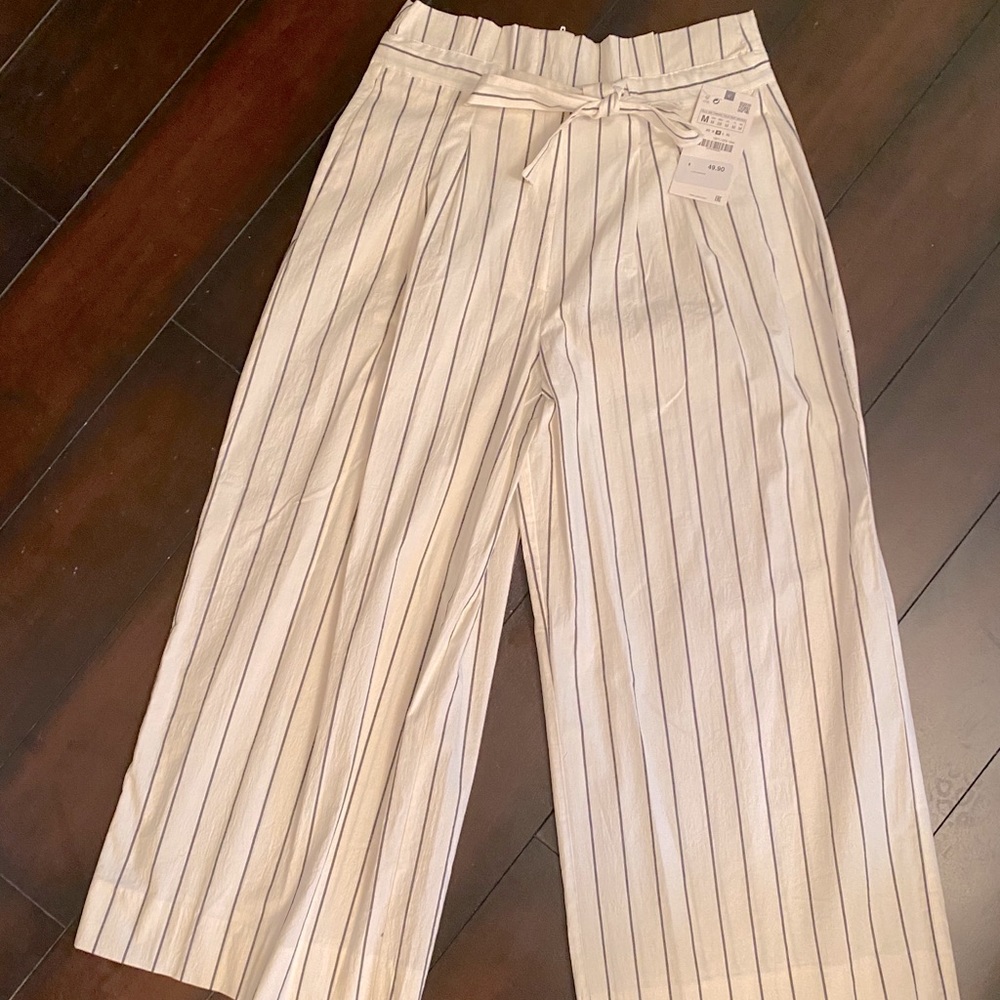 Zara striped pants
